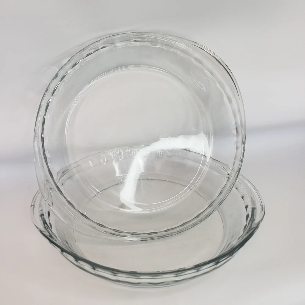 Pie Plate Bakeware Glass 8 Inches Diameter